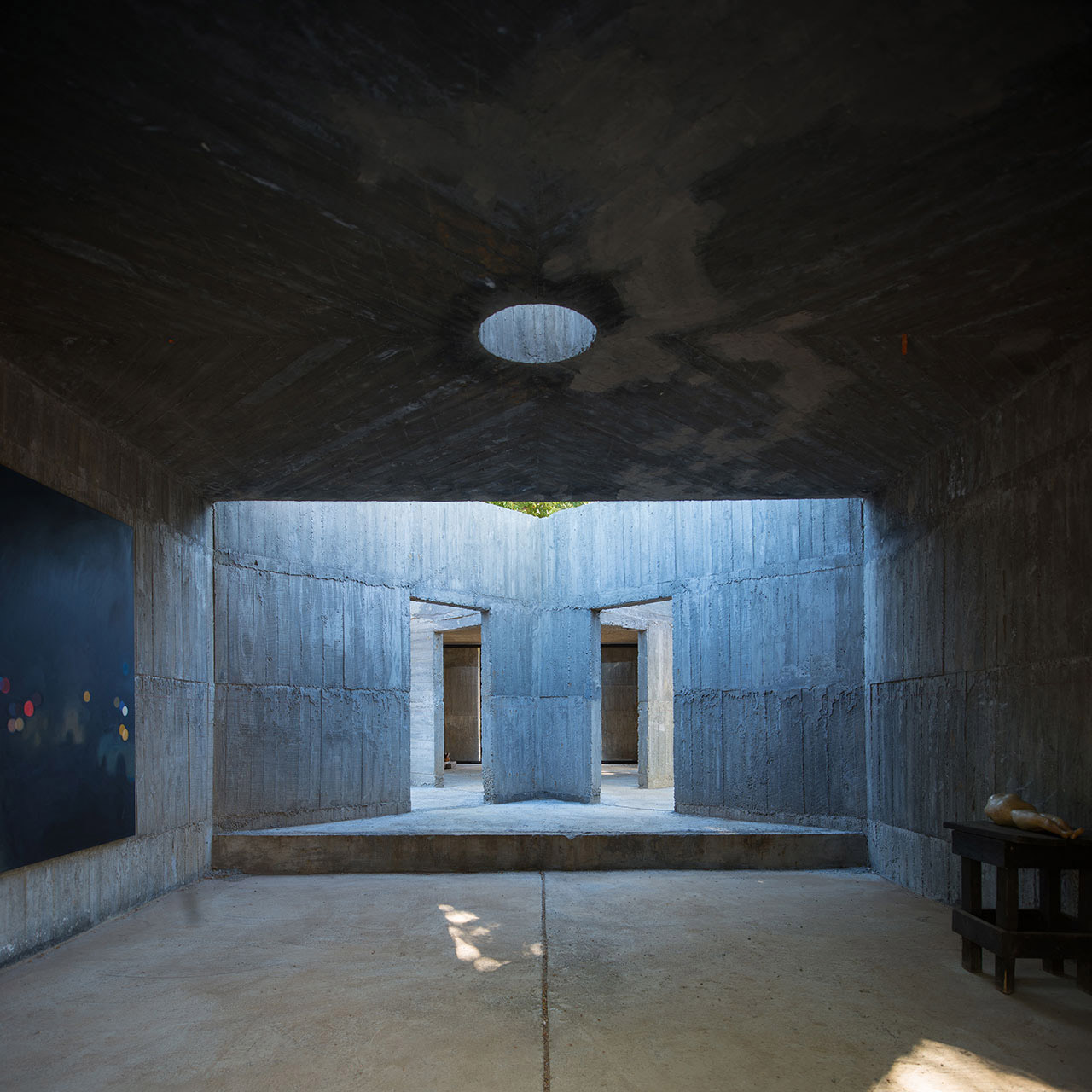 Pezo von Ellrichshausen,2400㎡,住宅设计案例,极简主义,野兽派,智利,乡村别墅,建筑师的家