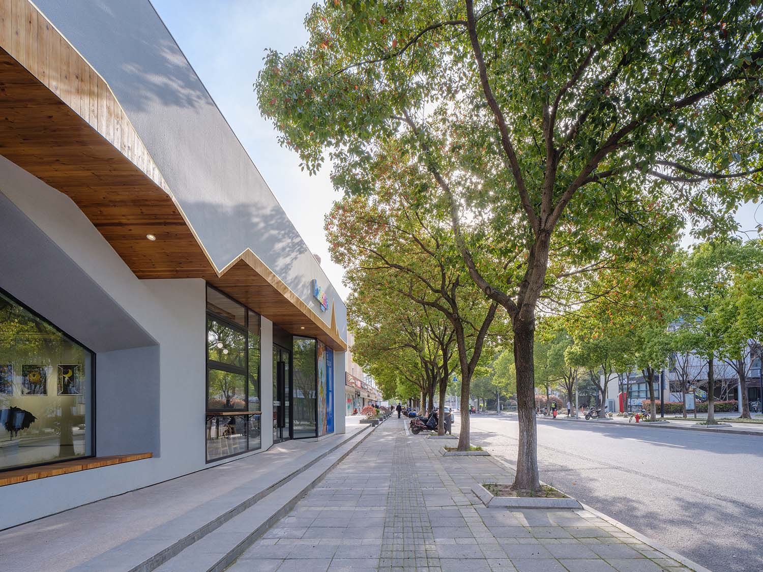书店设计,商店设计,书店零售店设计,书店设计案例,书店设计方案,外立面改造,书店外立面改造设计,商店外立面改造,上海,幸乐路城市书屋,三益建筑设计