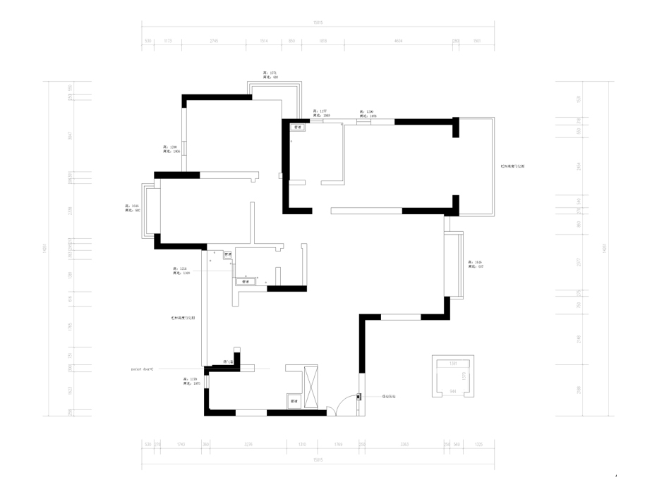 160㎡家装设计,160㎡,住宅设计案例,住宅设计,现代风格家装设计,大平层设计,大平层设计案例,大平层设计方案,上海,远中风华园简约亦是丰富的高雅,示觉设计