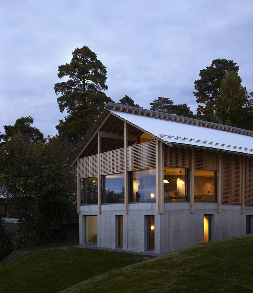 住宅设计,别墅设计案例,R21 Arkitekter,挪威,极简主义,国外住宅设计案例,350㎡,清水混凝土,海景别墅