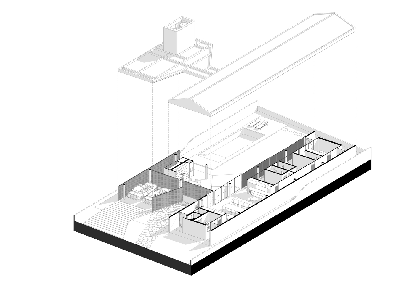 住宅设计,联排别墅,别墅设计,红砖别墅,Coletivo de Arquitetos,巴西,庭院别墅,300㎡