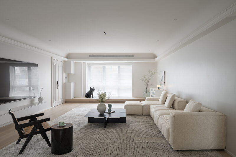 示觉设计 | 300㎡，上海大平层-减法设计下不被定义的家