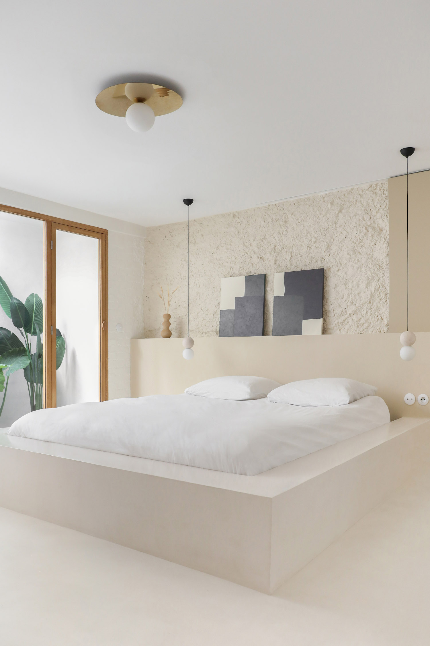 Heju Studio,法国,公寓设计案例,阁楼设计,公寓设计,Sesquez Loft,阁楼装修效果图,阁楼改造,极简风格,旋转楼梯