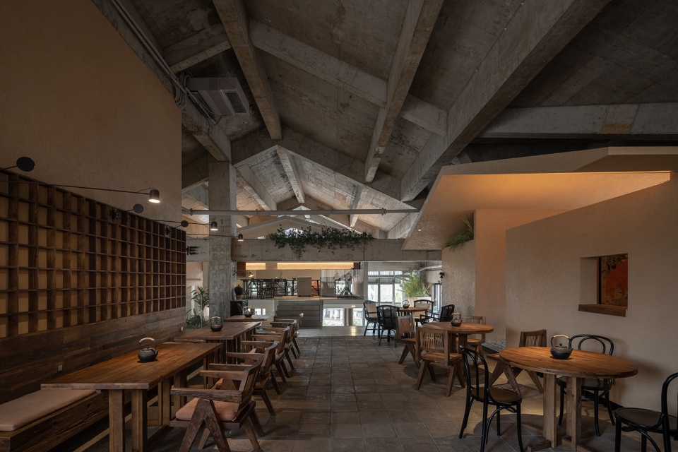 餐厅设计,茶室设计,休闲餐厅设计,餐厅设计案例,餐厅设计方案,餐厅装修,户外风格餐厅设计,四川乐山,東鸦EAST’YA,HOOOLDESIGN事务所
