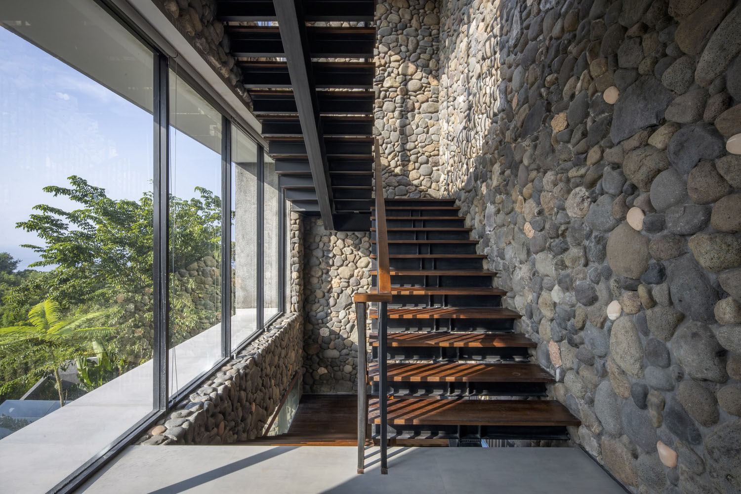 Arkana Architects,别墅设计,别墅设计案例,海景别墅设计方案,印度尼西亚,海景别墅,南库塔,开放式布局