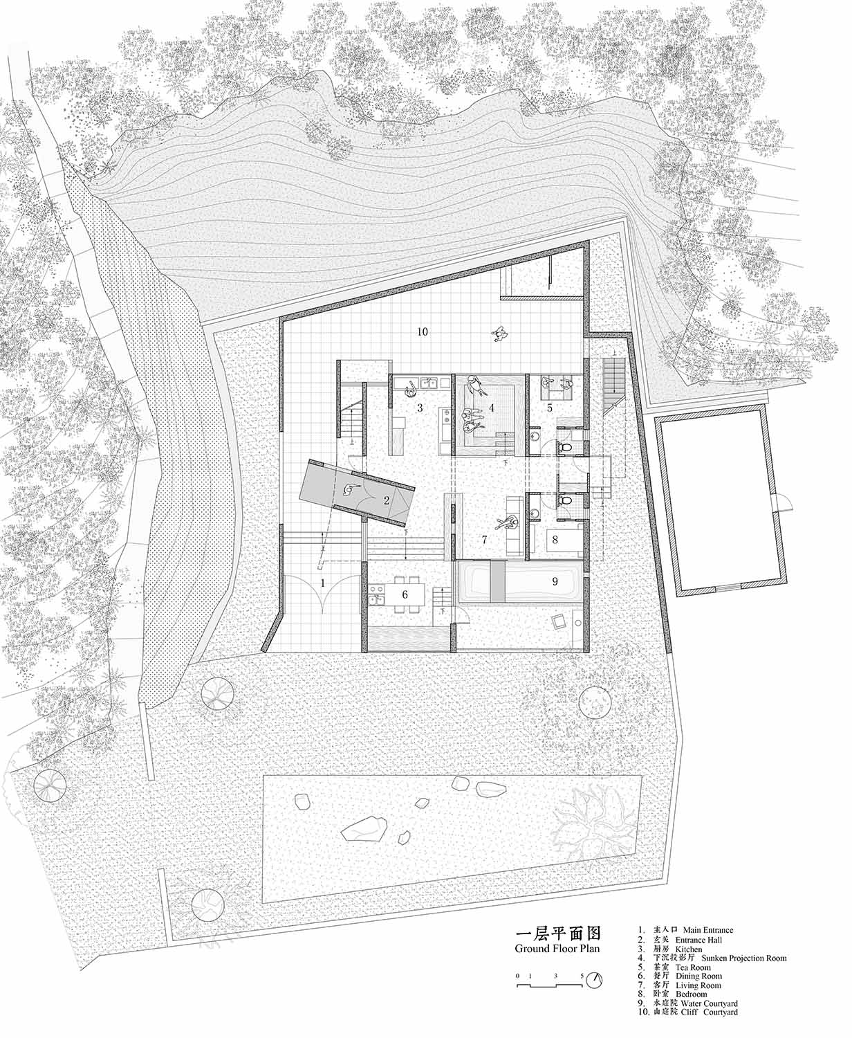 450㎡别墅设计,450㎡,独栋住宅设计,别墅设计案例,别墅设计方案,乡村别墅设计,建筑设计,住宅建筑设计,住宅设计,家装设计,湖北,崖之家,郦文曦建筑事务所