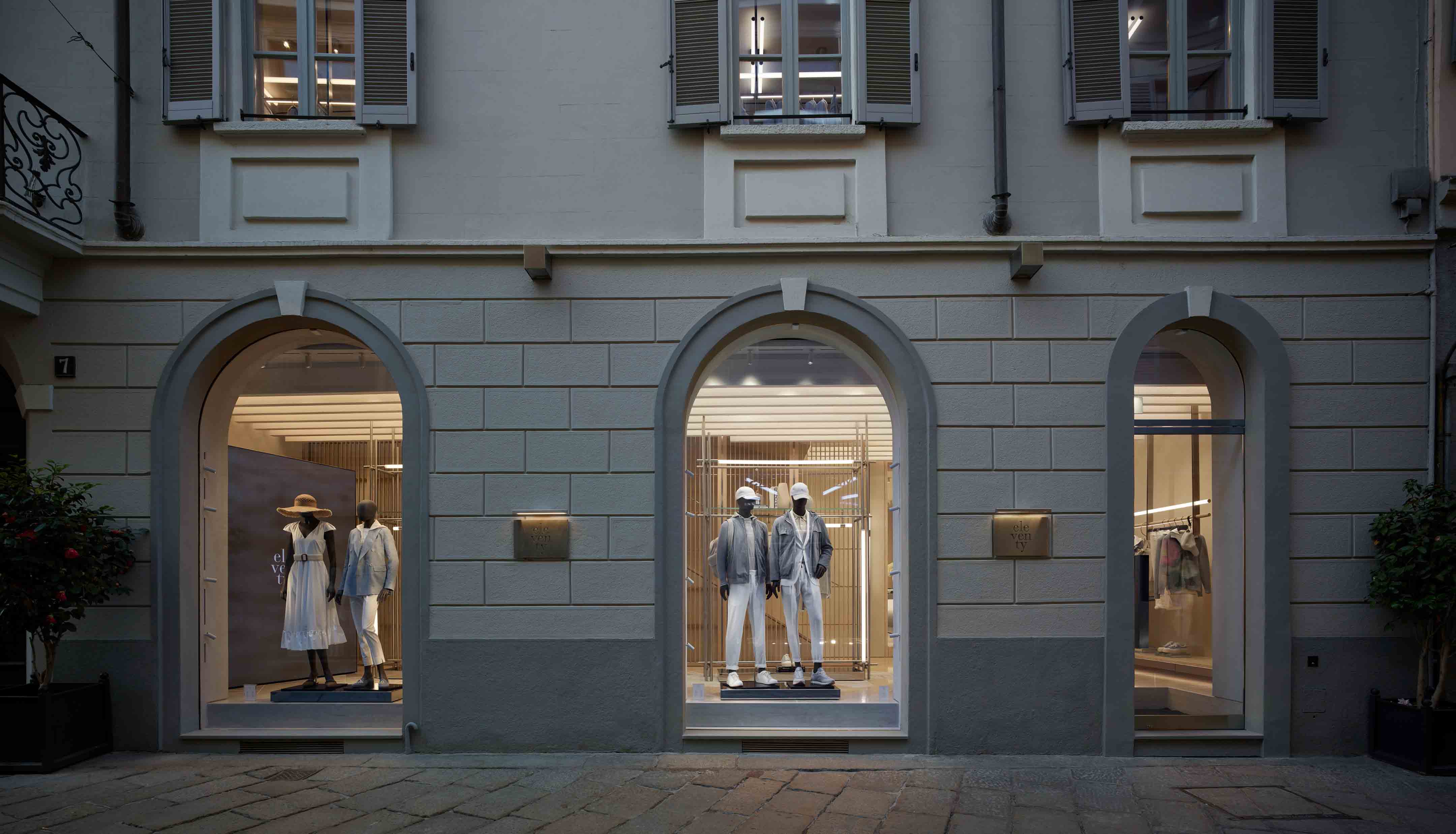Parisotto+Formenton,意大利,米兰,服装店设计案例,国外服装店设计,Eleventy服装品牌店,服装店设计案例,零售店设计,男装店