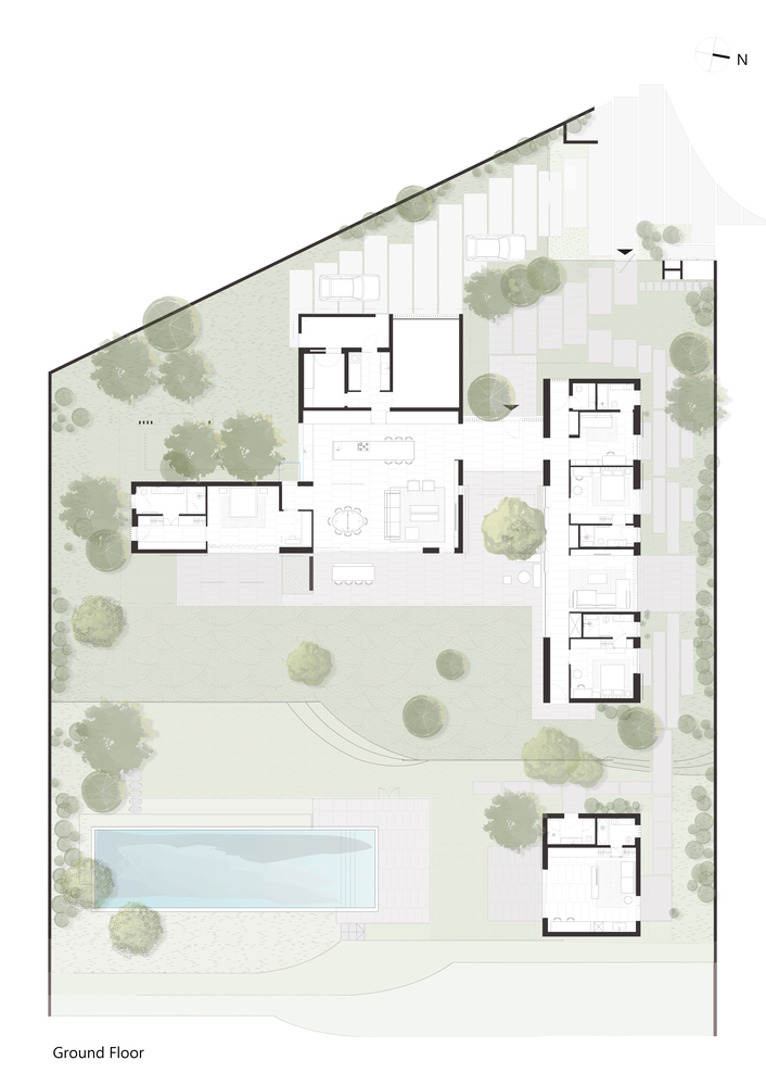 别墅设计,以色列,Ruth Packer Rona Levin Architects,原木色,别墅设计案例,别墅装修,平层别墅,别墅设计方案,400㎡