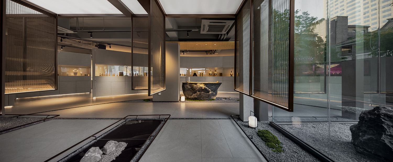 珠宝店设计,饰品店设计,珠宝店设计案例,珠宝店设计方案,商店设计,珠宝展厅设计,济南,大用汇信物珠宝文化馆,上乘设计