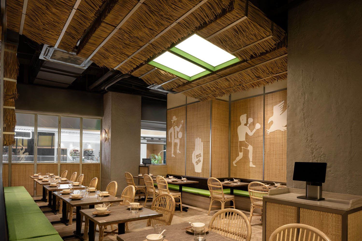 餐厅设计,休闲餐厅设计,ATELIER XU,餐厅设计案例,餐厅设计方案,餐厅装修,深圳,来福士,二十二象泰国菜,泰国菜餐厅,SOI 22