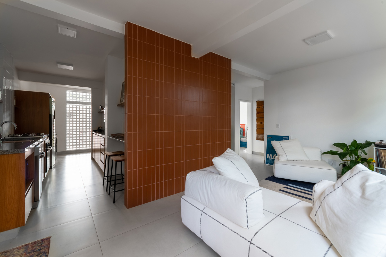 Coarquitetos,公寓设计,公寓设计案例,80㎡,巴西,自然光