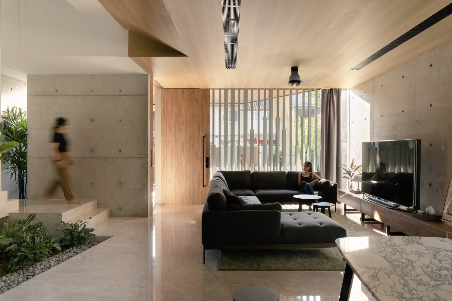 住宅设计,别墅设计案例,CDG Architects,联排别墅,清水混凝土,国外住宅设计案例,400㎡,CDG Architects
