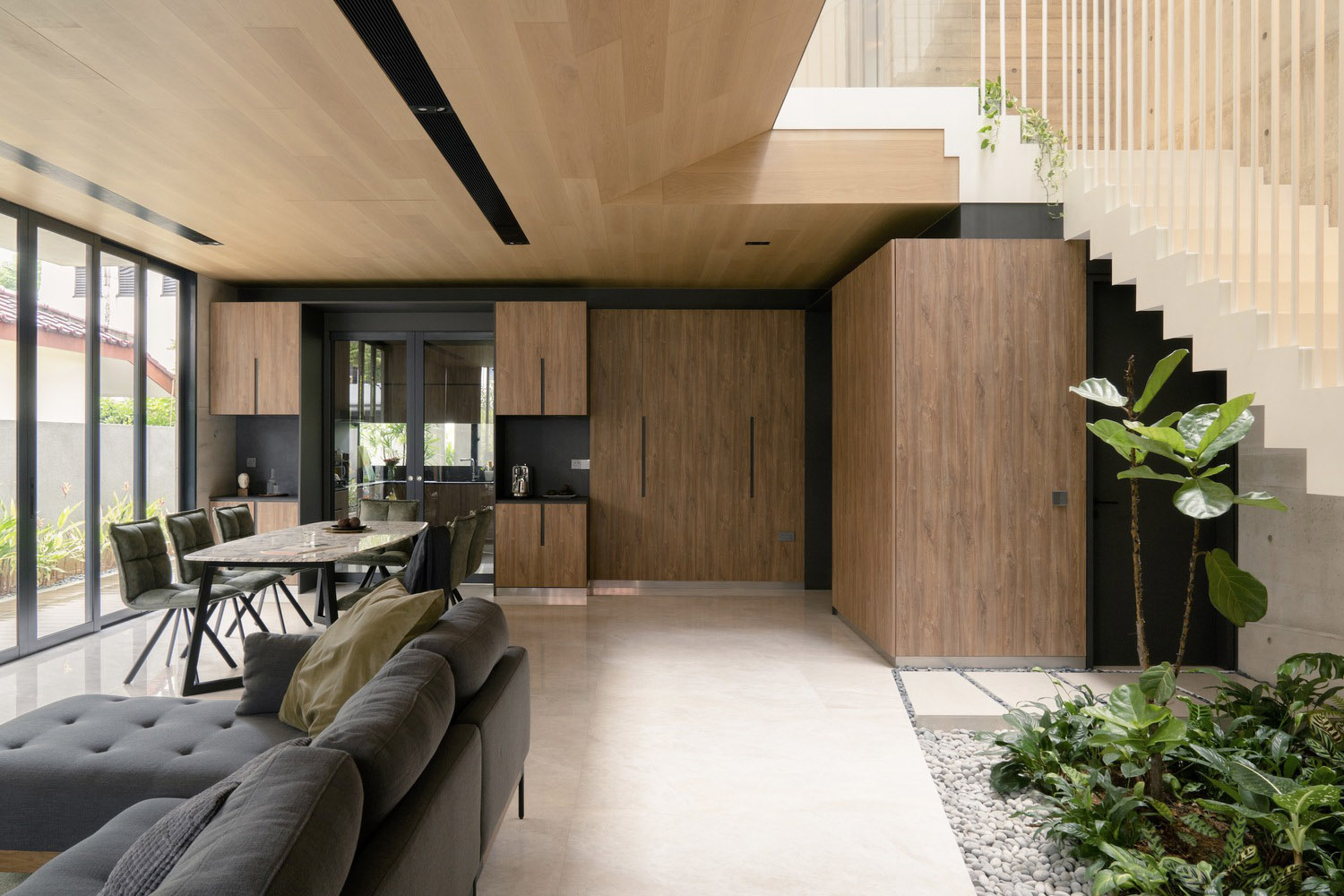 住宅设计,别墅设计案例,CDG Architects,联排别墅,清水混凝土,国外住宅设计案例,400㎡,CDG Architects