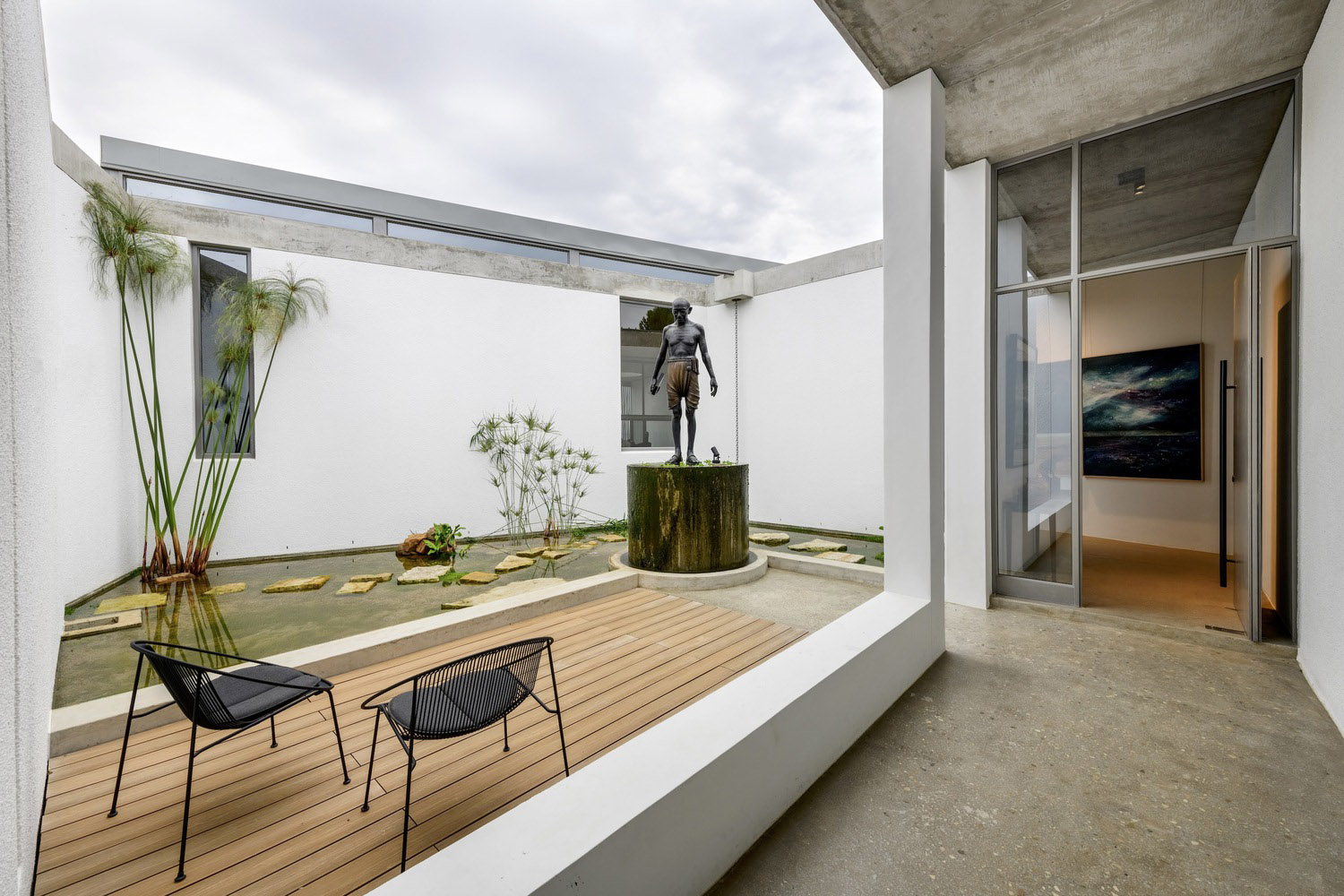 住宅设计,别墅设计案例,Strukt Architects,南非,度假别墅,景观别墅,国外住宅设计案例,445㎡,景观庭院别墅
