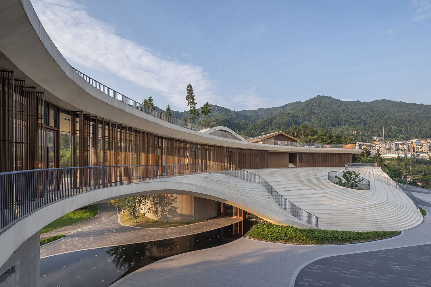 展厅设计,展示中心设计,接待中心设计,展厅设计方案,展厅设计案例,湖北宜昌,三峡茶旅小镇展示中心,建筑营设计工作室