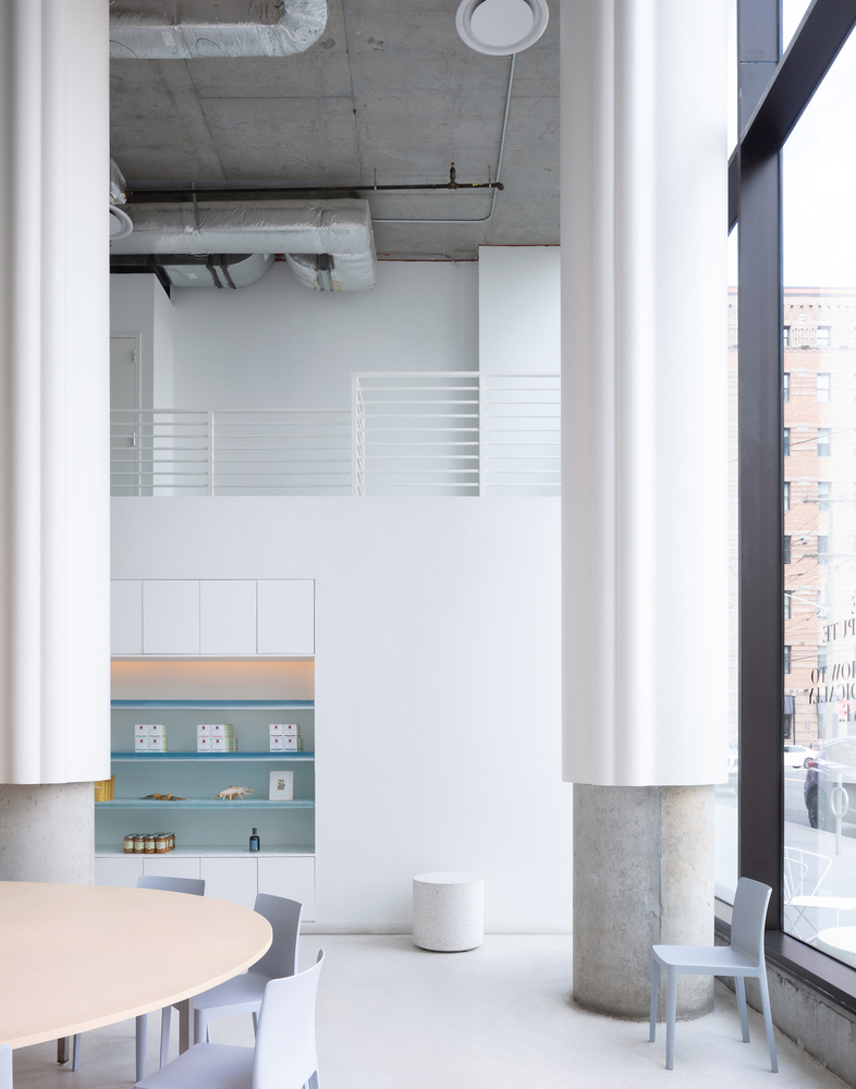 Inaba Williams Architects，咖啡厅设计，美术馆设计，美国，极简风格咖啡厅，咖啡店设计案例