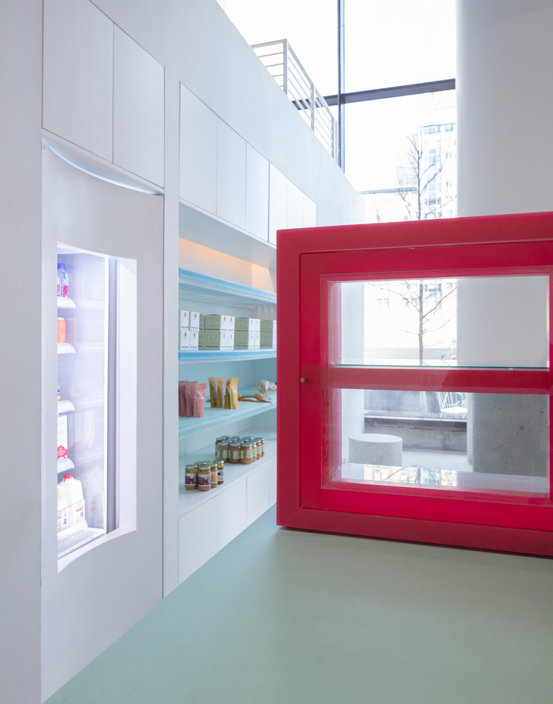 Inaba Williams Architects，咖啡厅设计，美术馆设计，美国，极简风格咖啡厅，咖啡店设计案例