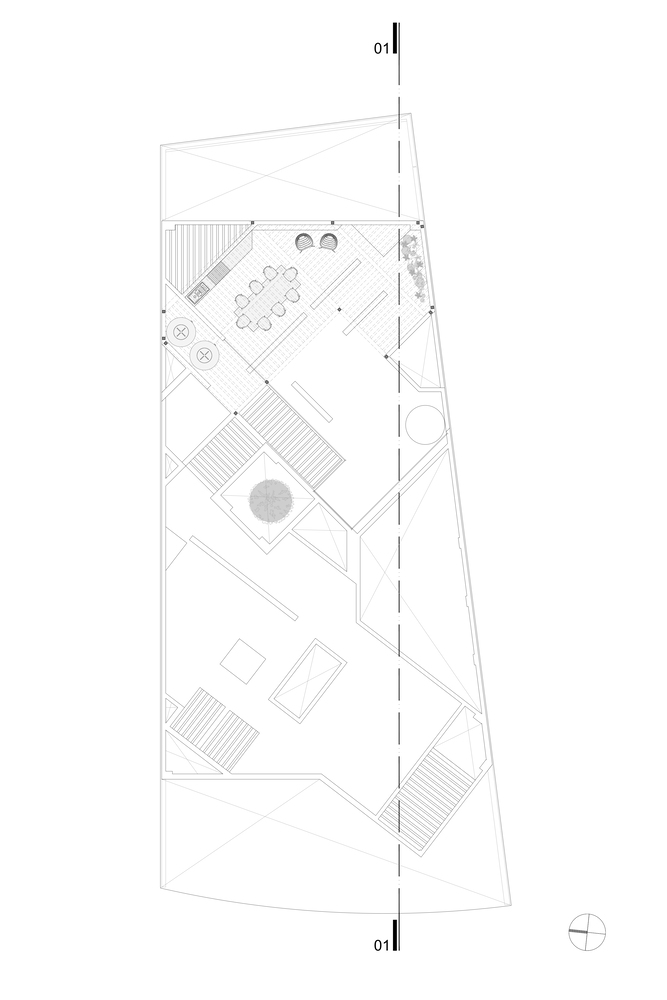 All Arquitectura,别墅设计案例,别墅设计方案,墨西哥,白色,别墅设计平面图,570㎡