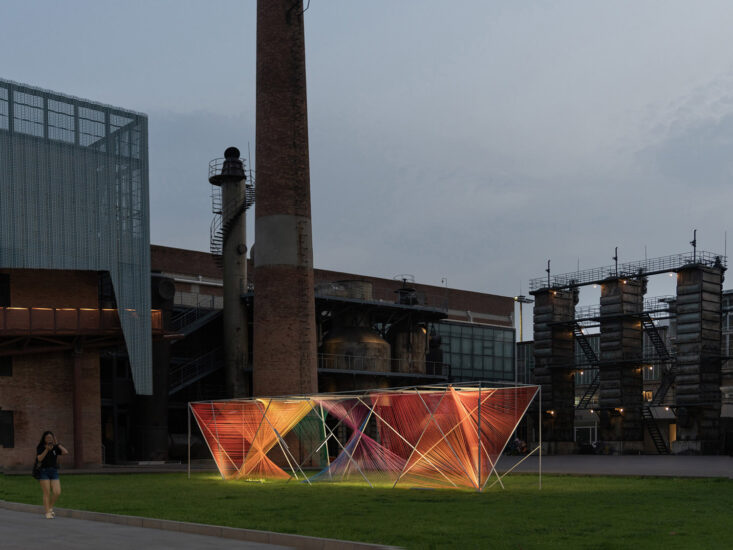 MARS星球建筑设计丨2023北京戏剧节艺术装置-《光织》