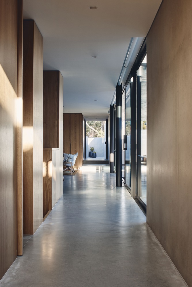 FGR Architects,别墅设计案例,别墅设计方案,澳大利亚,清水混凝土,原木色,平层别墅