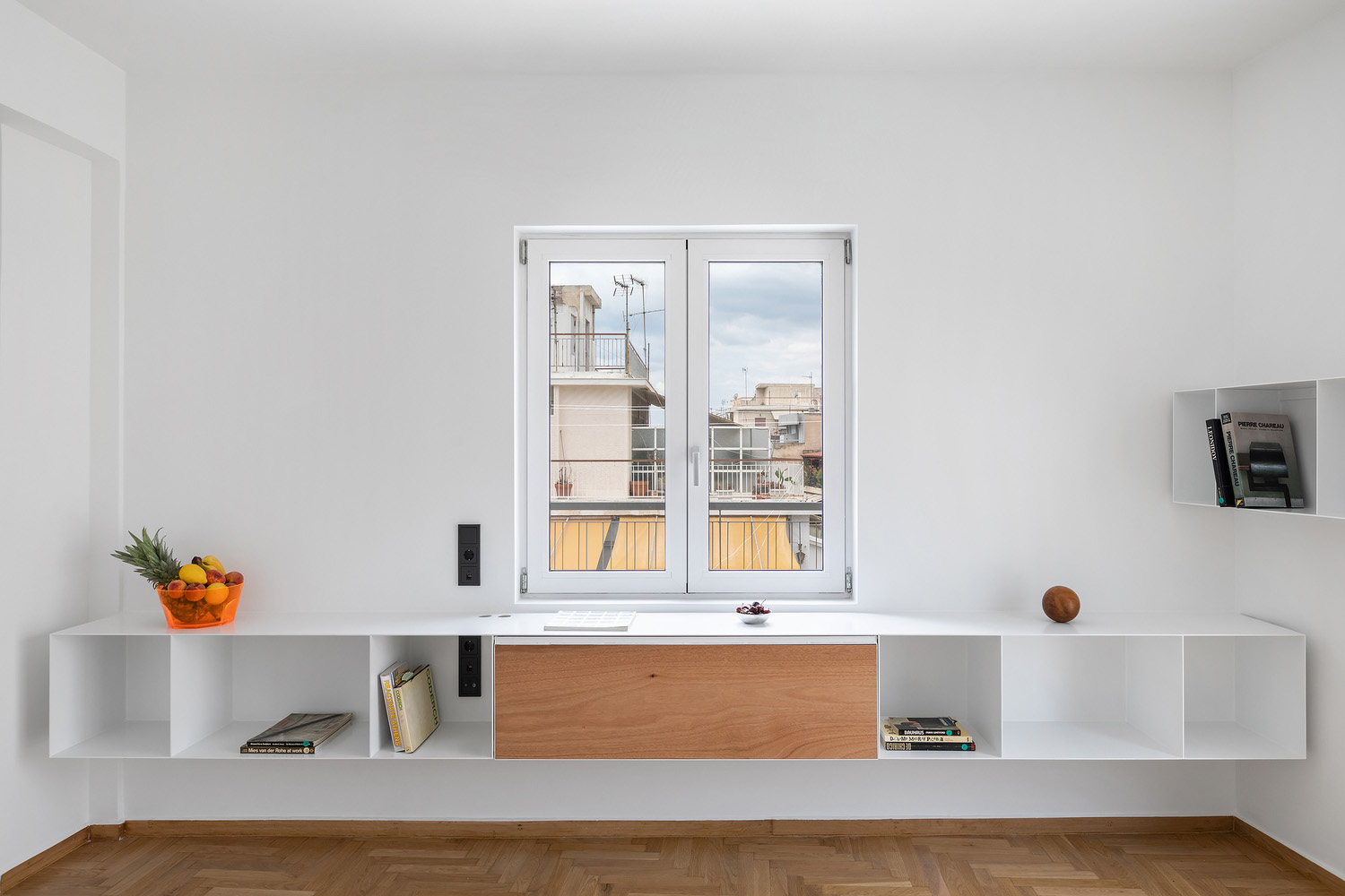 en-route-architecture,公寓设计,公寓设计案例,85㎡,白色系,公寓设计效果图,希腊,雅典