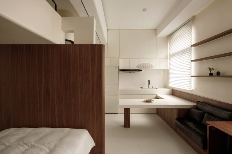 辰时空间设计 | 42㎡，上海公寓-古琴之家