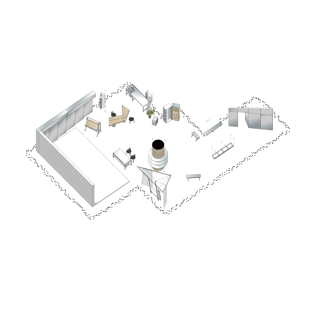 NONSCALED Studio,办公室设计案例,极简主义办公室,TCTC,极简风格,CourtSide Café,韩国,首尔