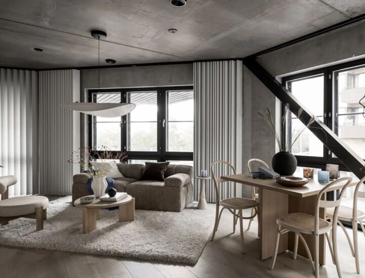 lundin｜45㎡，工业风小户型，个性且不过时的美！
