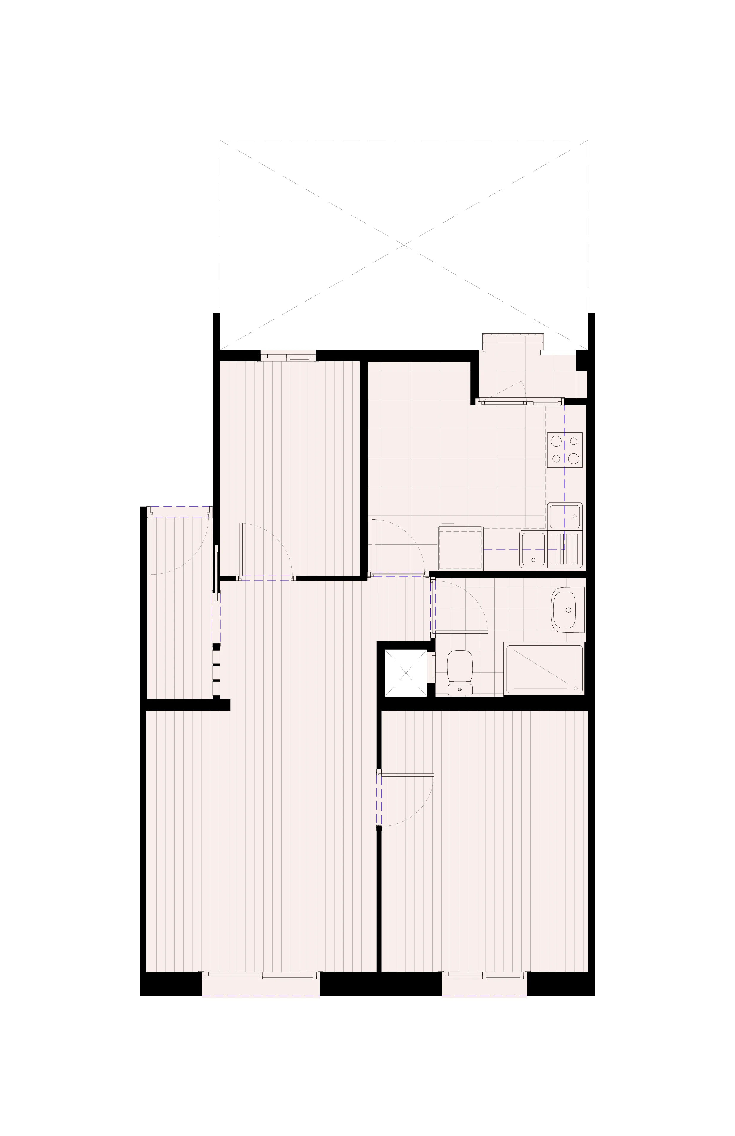 AMOO,公寓设计案例,公寓设计方案,公寓改造,西班牙,巴塞罗那,48㎡