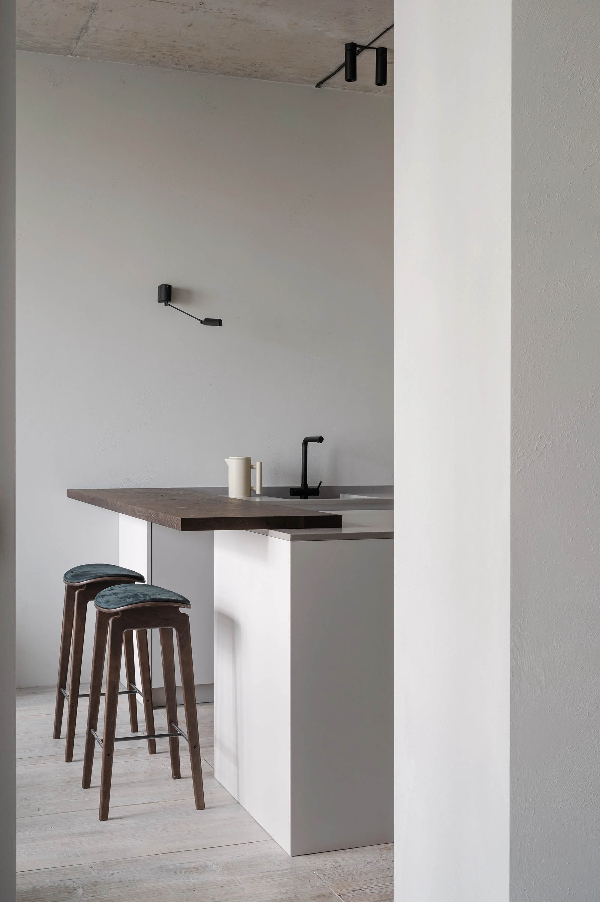 Rina Lovko Design Studio,公寓设计案例,公寓设计方案,基辅,56㎡,极简主义风格,小公寓设计