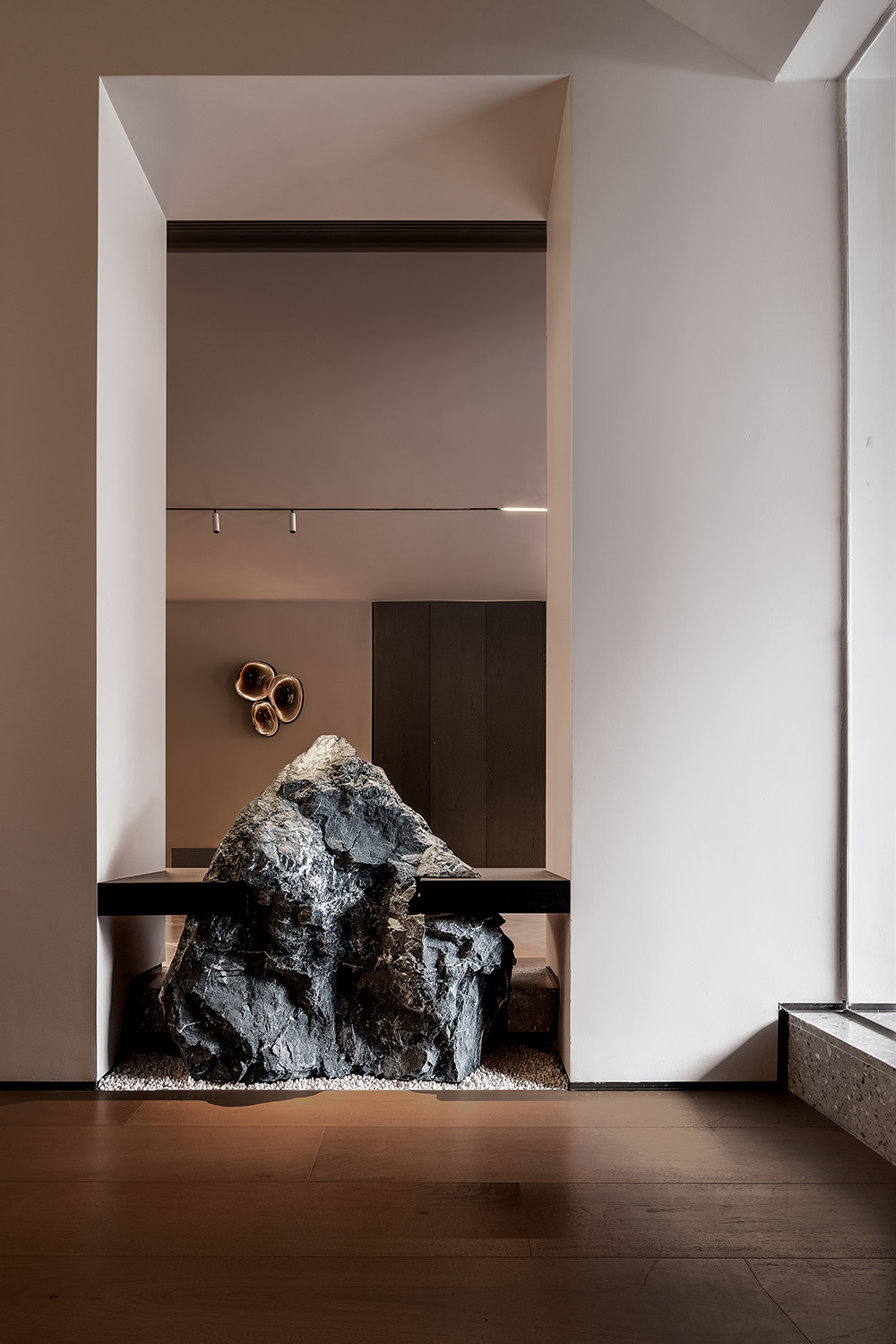 展厅设计,展厅设计案例,展厅设计方案,建材展厅设计,材料展厅设计,展厅装修,东莞,唯木展厅建筑的构成,T&D知行空间设计