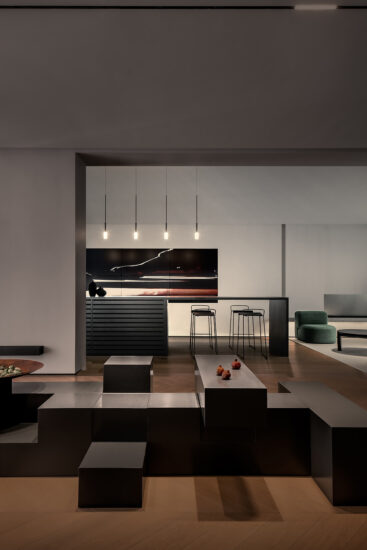 T&D知行空间设计 | 东莞唯木展厅，建筑的构成