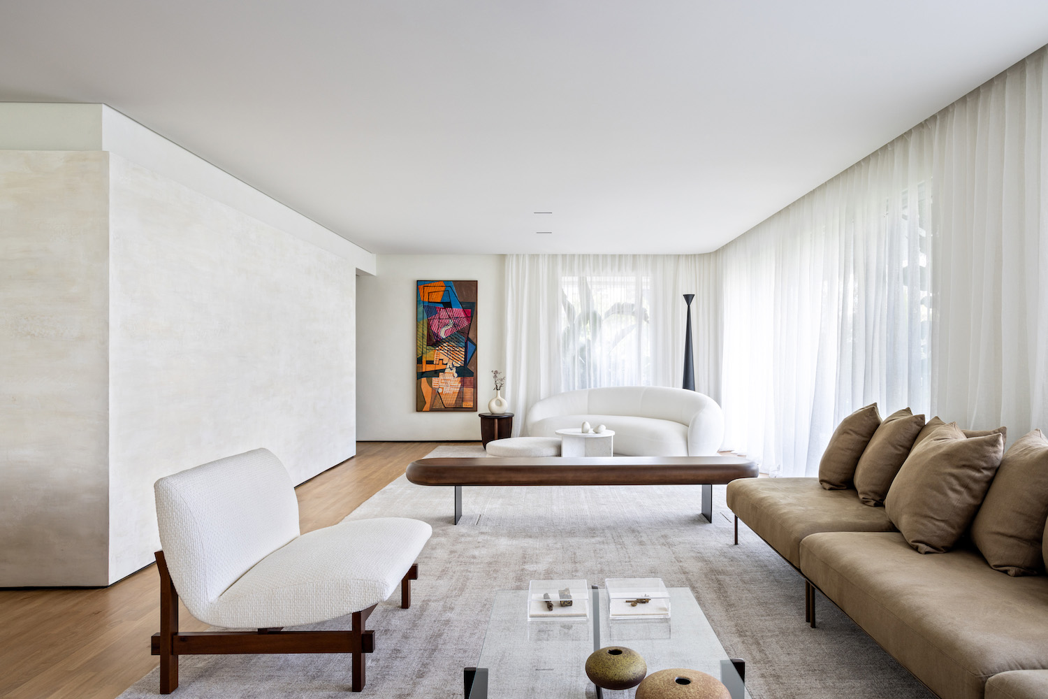 ARCHITECTS OFFICE,巴西,公寓设计案例,公寓设计,圣保罗,公寓装修效果图,极简主义,大平层