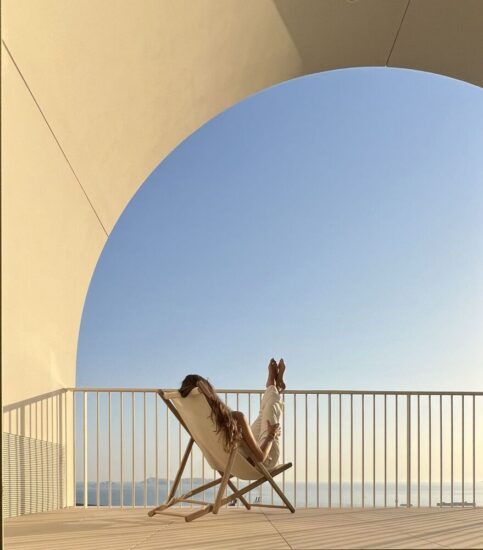 PietriArchitectes | 法国414 个拱顶外立面，‘蓝色之门’酒店公寓