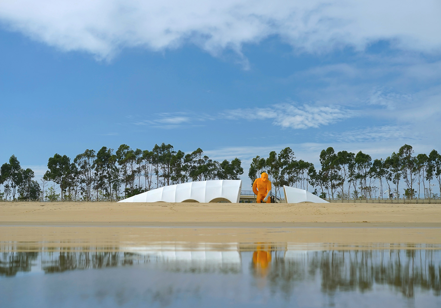 公共空间设计,沙滩海岸线景观设计,景观设计,文旅空间设计,泉州,盘扣乐风“三湾”文旅,问渠建筑设计