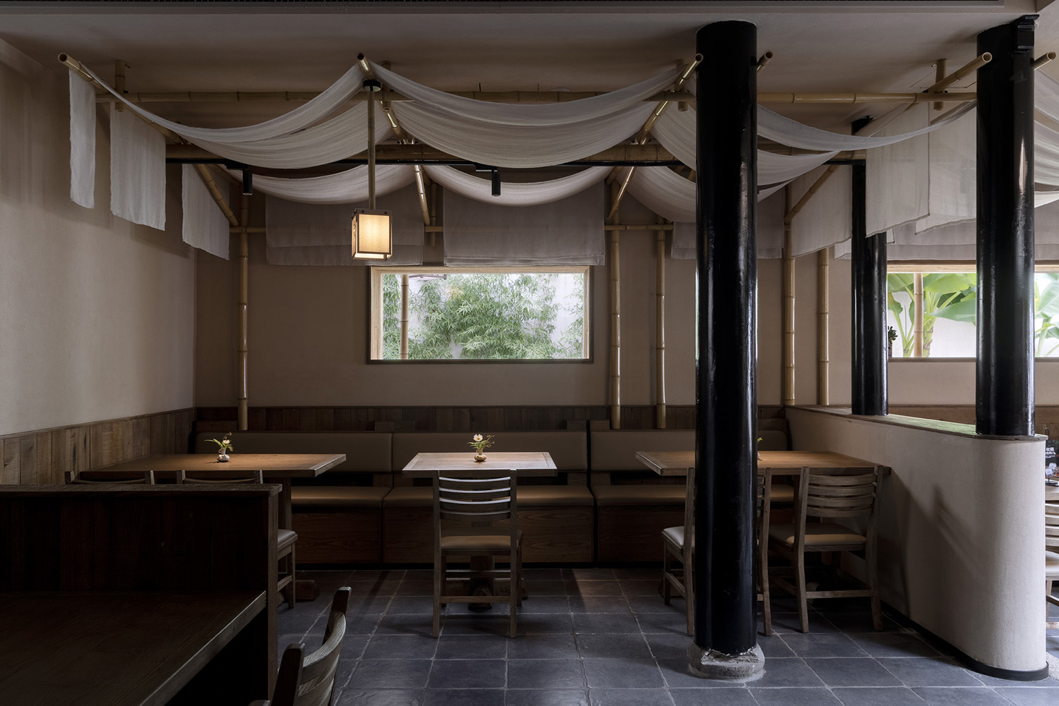 餐厅设计,休闲餐厅设计,餐厅设计案例,餐厅设计方案,餐厅装修,餐厅改造,屋头青瓦是谁家无锡周家二小姐的菜,无锡,欧阳跳建筑设计