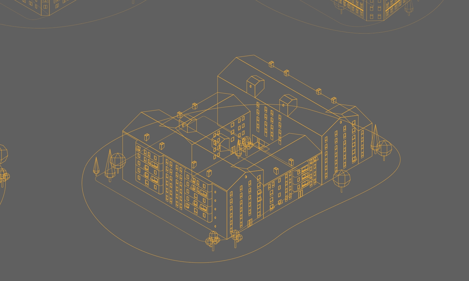创意建筑图集,等轴测图素材,等轴测图制作,建筑设计等轴测,AI设计素材