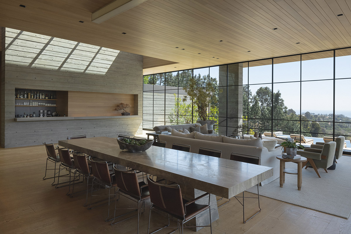 别墅设计,Abramson Architects,别墅设计案例,别墅设计方案,别墅装修,洛杉矶,Clements Design,景观别墅,山顶景观别墅,野兽派