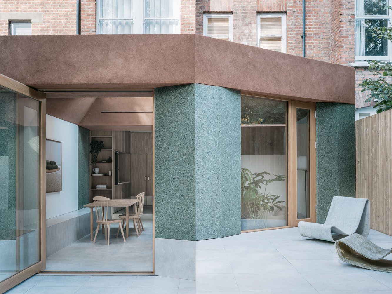ConForm Architects,别墅设计,97㎡,英国,伦敦,别墅设计案例,别墅设计方案,庭院改造,水磨石
