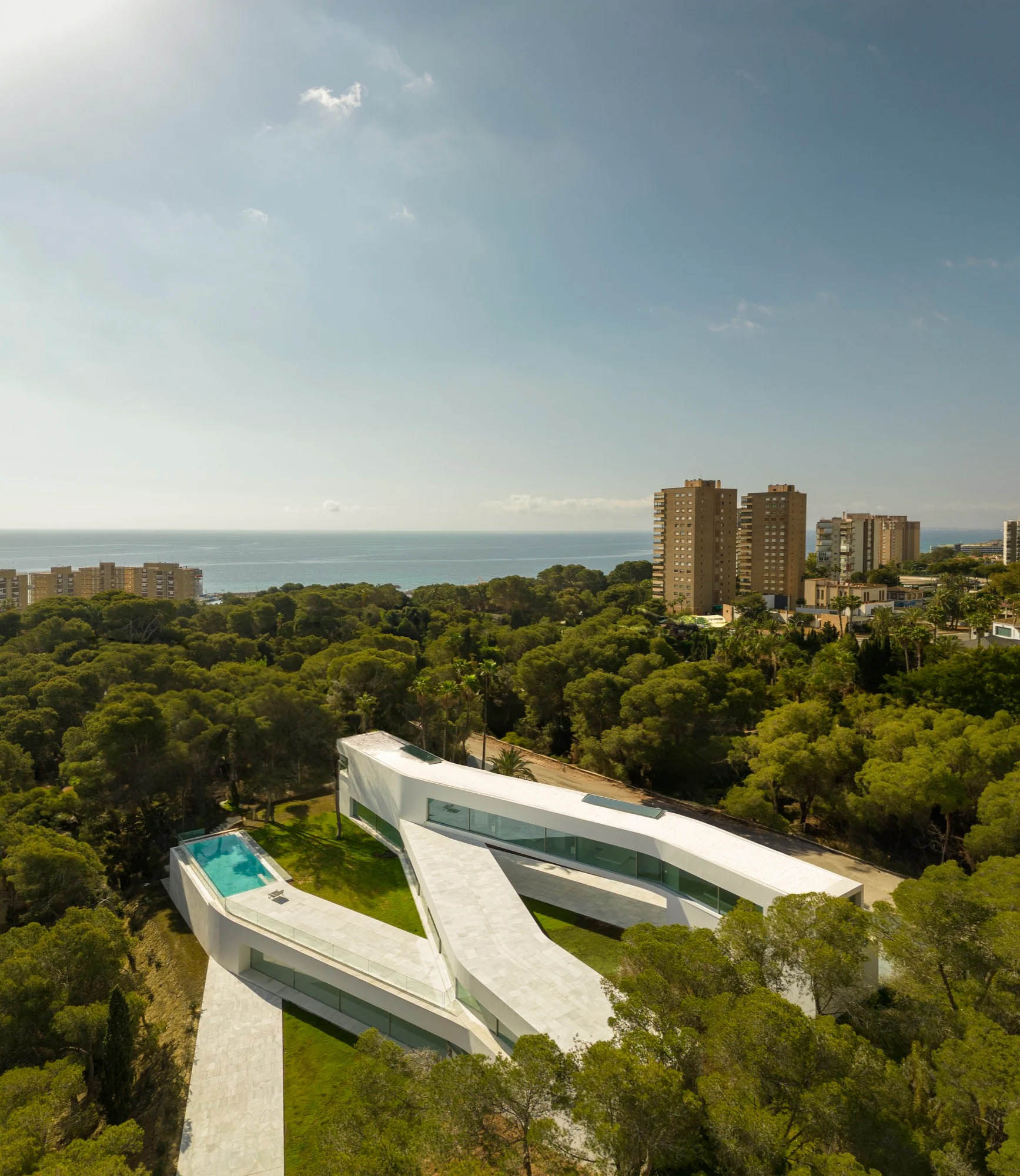 Fran Silvestre Arquitectos,别墅设计案例,别墅设计方案,海景别墅,西班牙,景观别墅,极简主义,极简风格