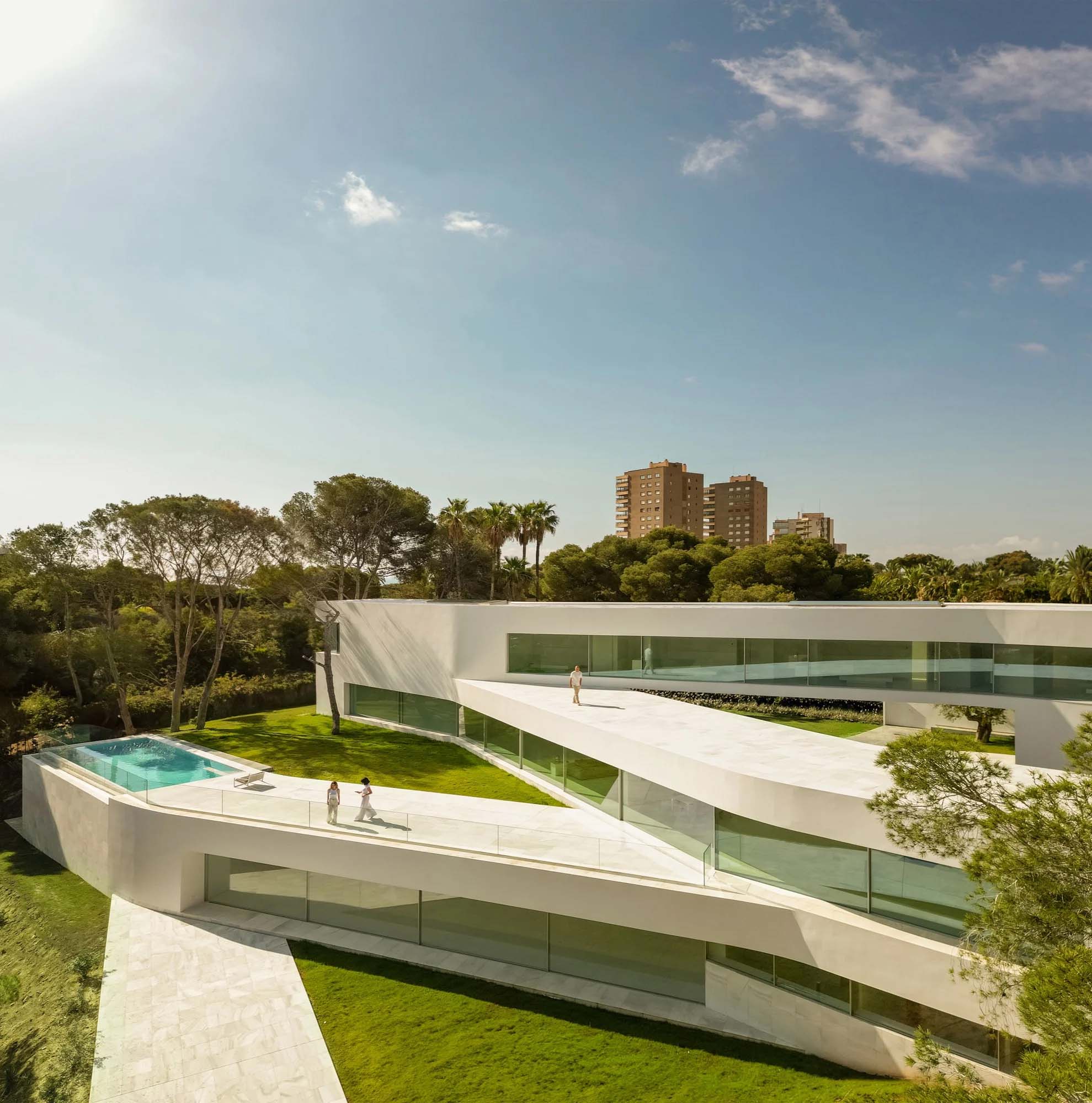Fran Silvestre Arquitectos,别墅设计案例,别墅设计方案,海景别墅,西班牙,景观别墅,极简主义,极简风格