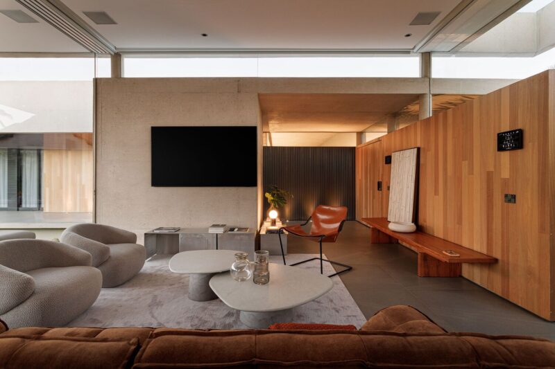 Caracho Arquitetos | 400㎡，巴西开放式平层庭院别墅