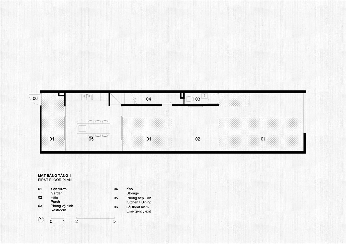 HH Studio,越南,别墅设计案例,别墅设计,204㎡,别墅装修效果图,庭院别墅,极简主义,极简风格别墅