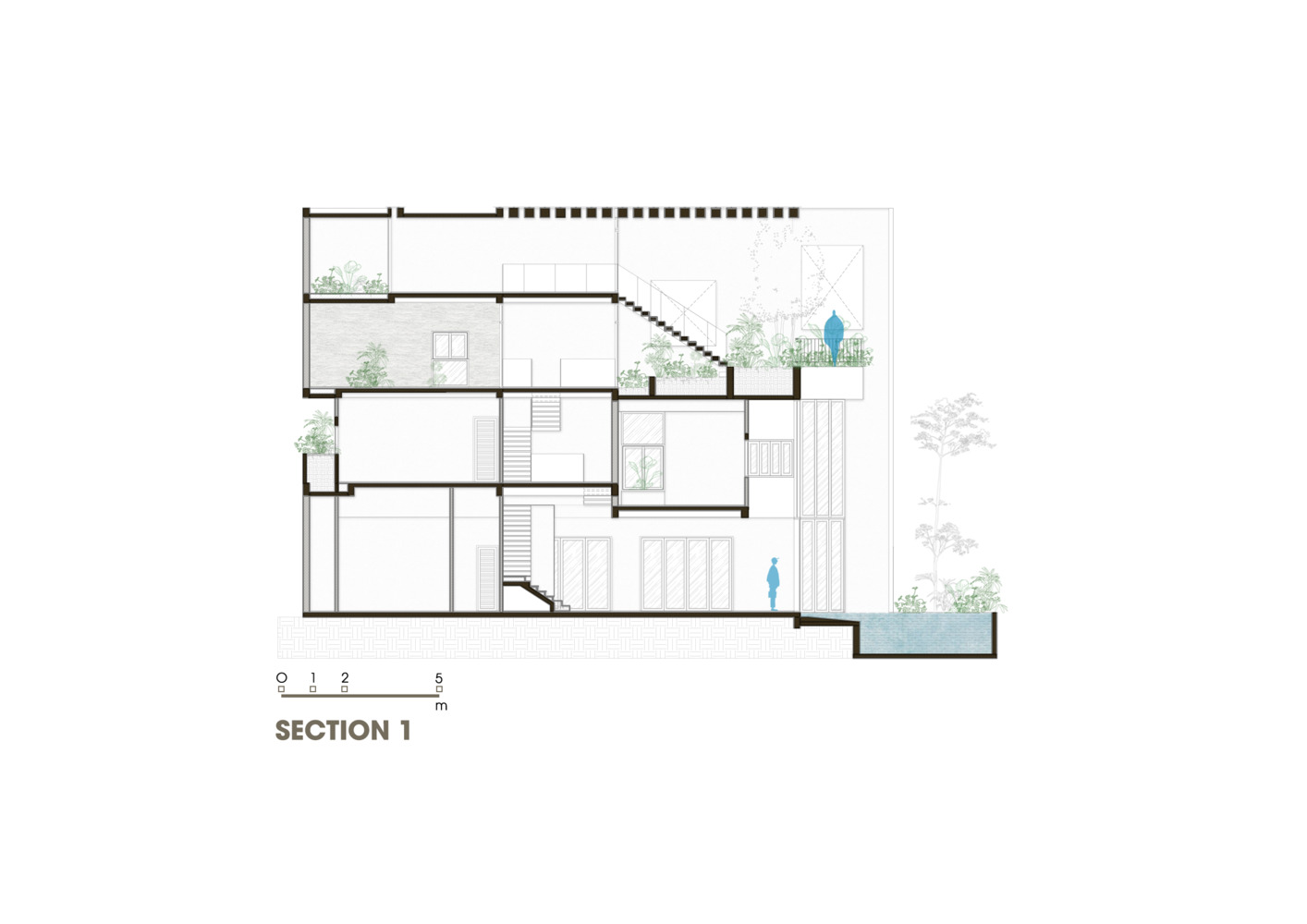 住宅设计,Pham Huu Son Architects,越南,别墅设计案例,住宅设计方案,芽庄,400㎡,别墅设计,联排别墅