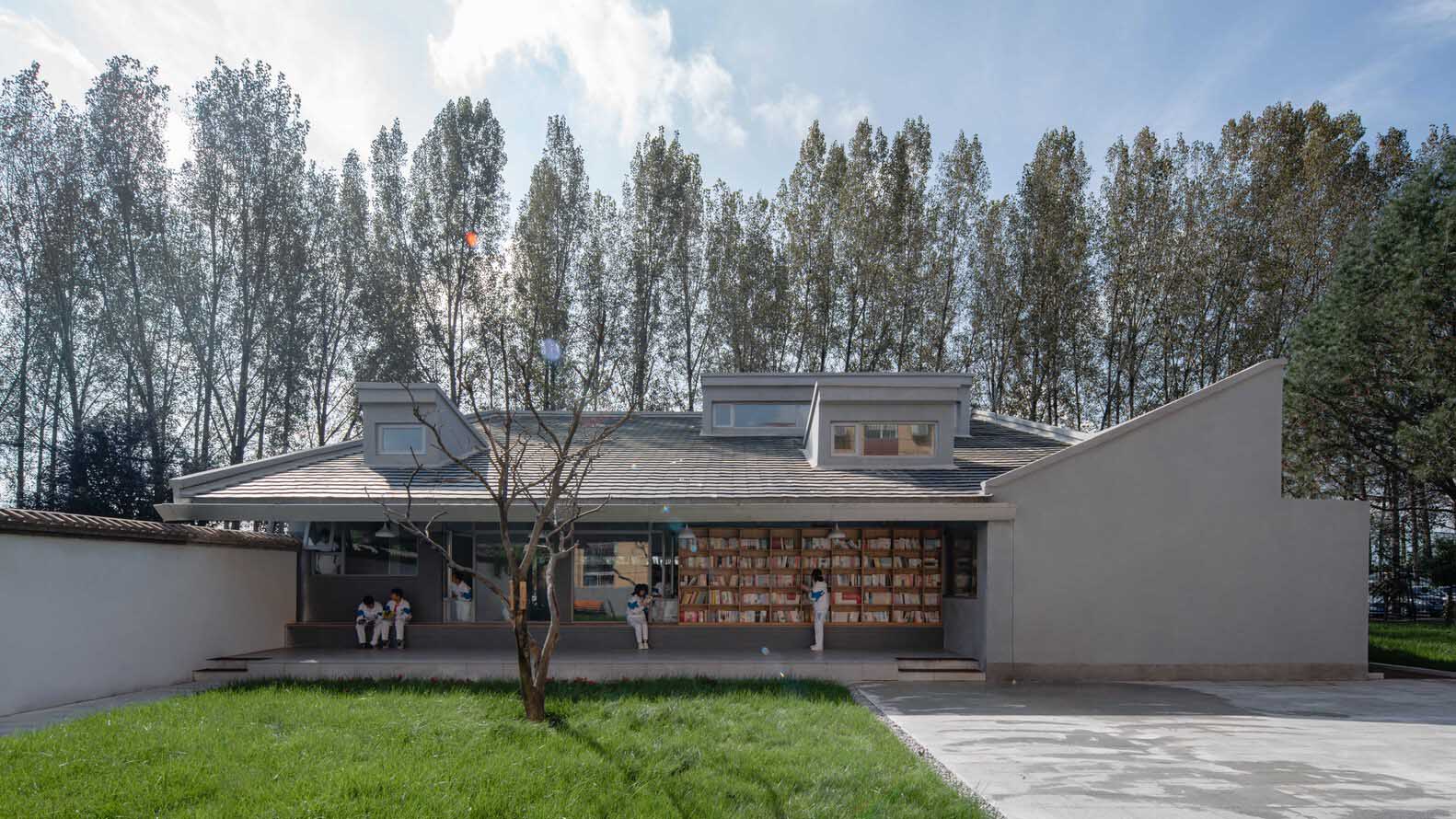 图书馆设计,学校图书馆设计,图书室设计,校园图书室设计,校园图书馆,图书馆设计案例,图书馆设计方案,垣建筑,西安,350㎡