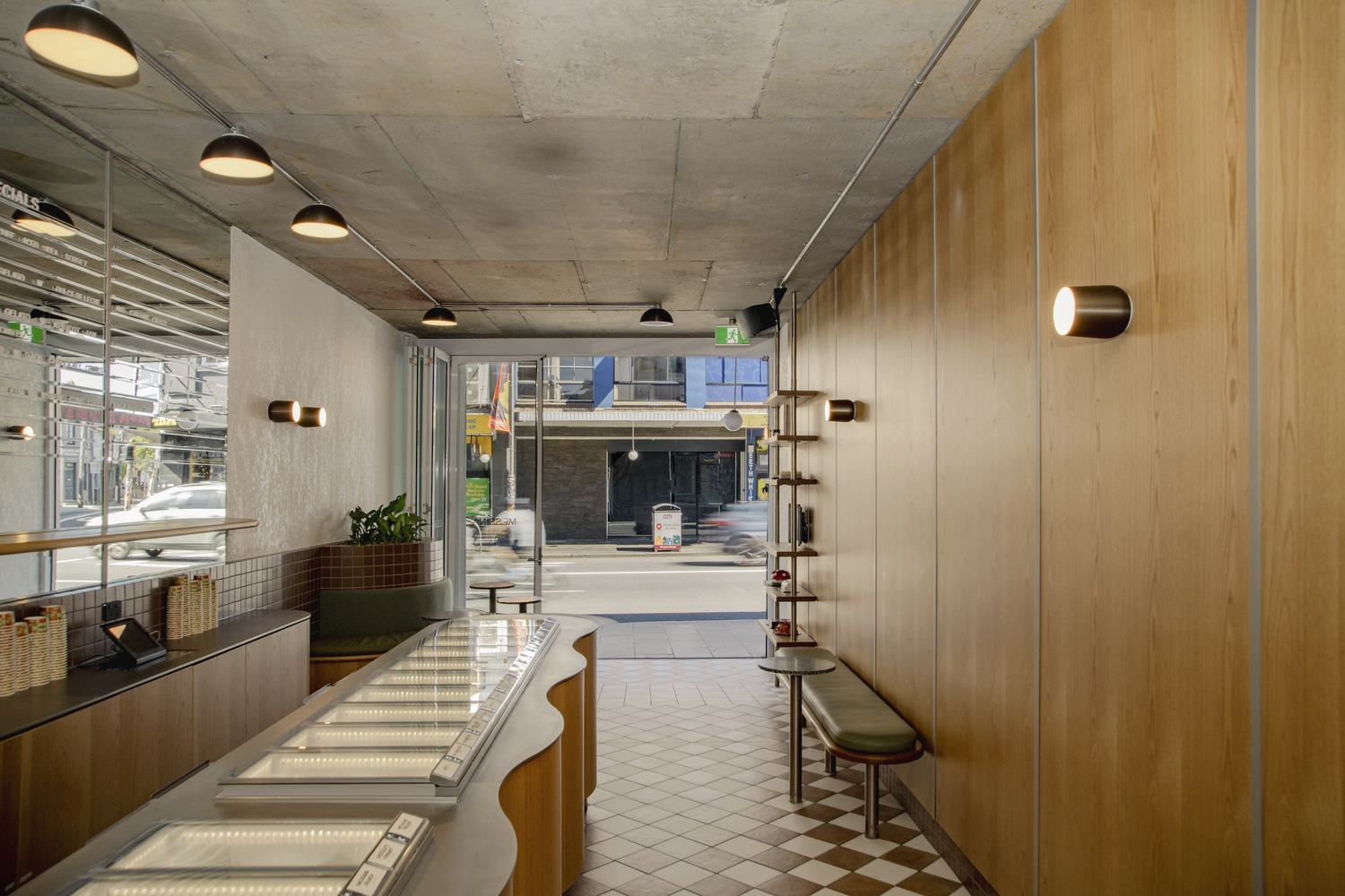 咖啡店设计,咖啡店设计案例,Sans-Arc Studio,50㎡,澳大利亚,咖啡店装修,Gelato Messina,咖啡厅