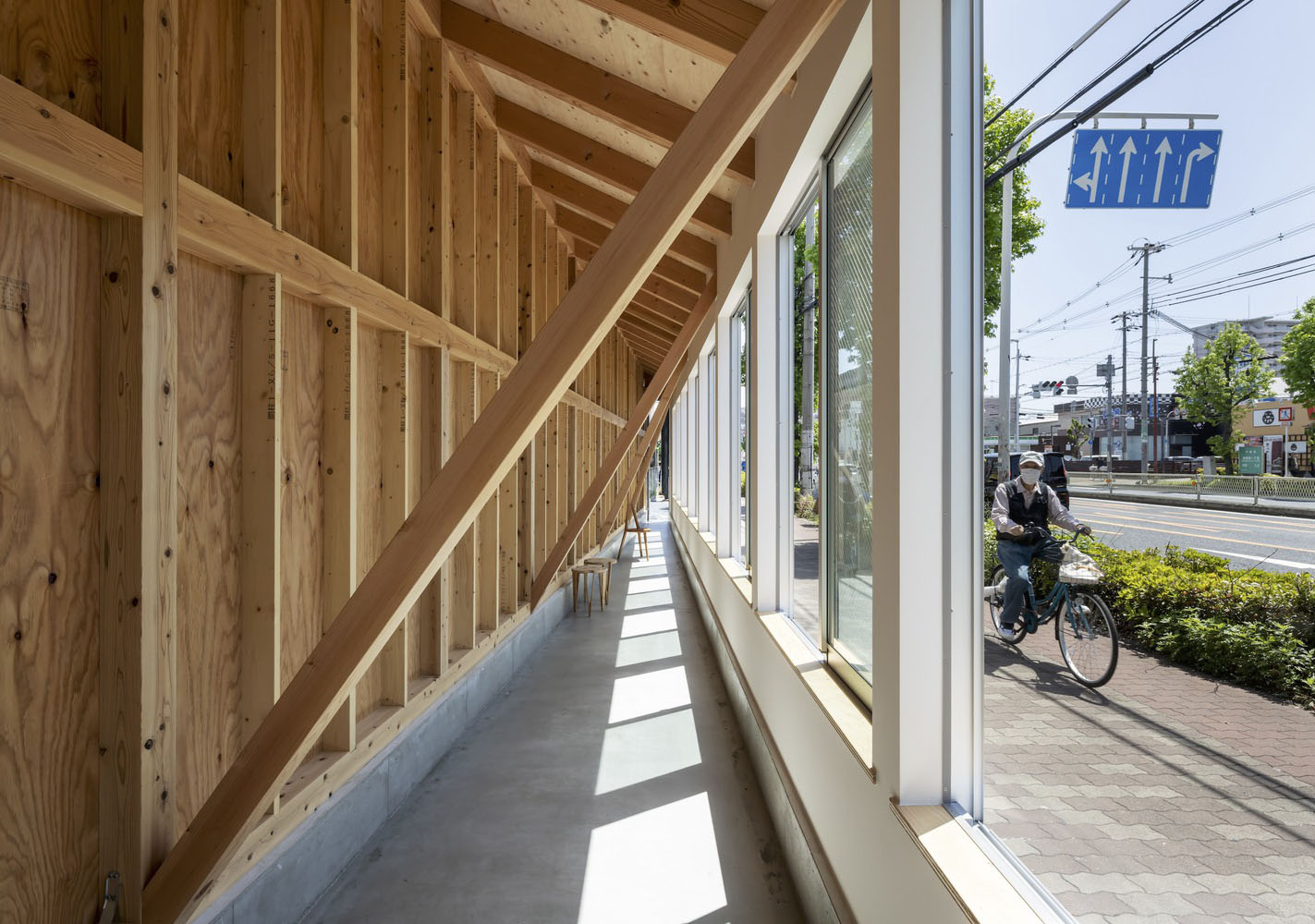 理发店设计,Office for Environment,日本,极简风格理发店设计,美容店,美发沙龙店,美发沙龙店设计,美容院,YOKONAGAYA,大板