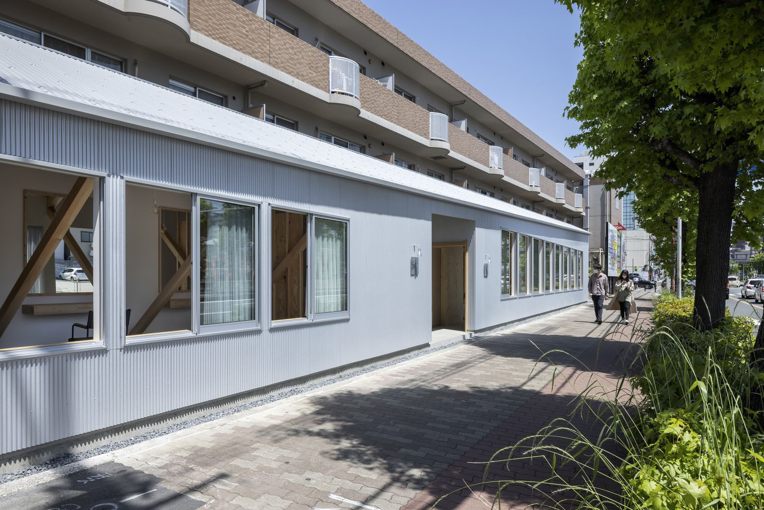 理发店设计,Office for Environment,日本,极简风格理发店设计,美容店,美发沙龙店,美发沙龙店设计,美容院,YOKONAGAYA,大板