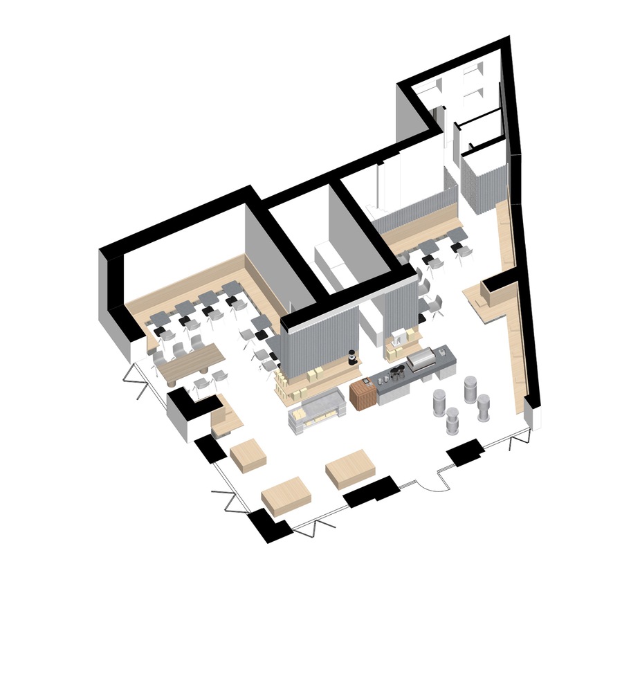 咖啡店设计,咖啡店设计案例,咖啡店设计方案,FREYA Architects,塞尔维亚,咖啡店装修,面包店设计,工业风咖啡厅,Chernyi 咖啡烘焙合作社