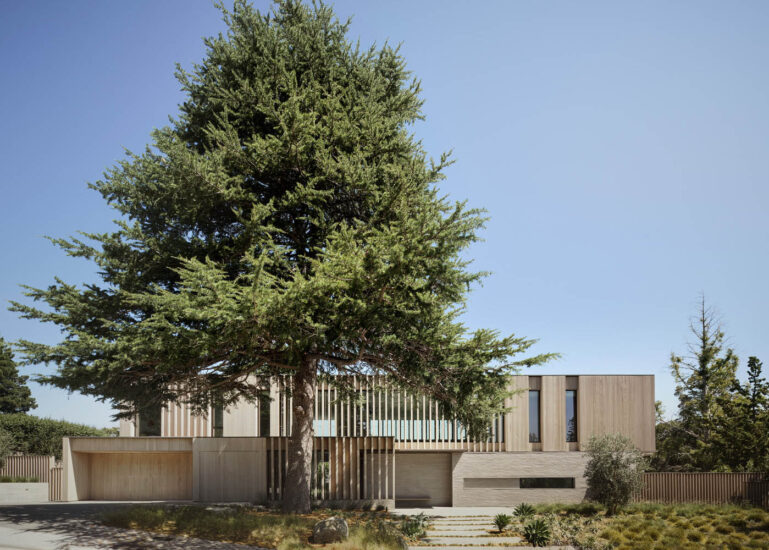 ROCKETT DESIGN | 585㎡，美国希尔斯堡原木色庭院景观别墅